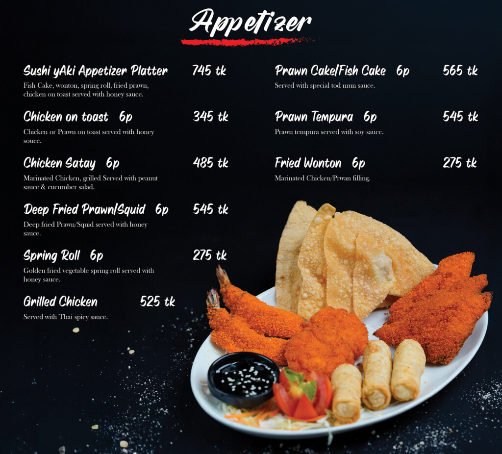 Menu Card 1