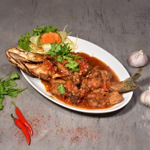 Fried Whole Snapper with Chilli Sauce 1:2