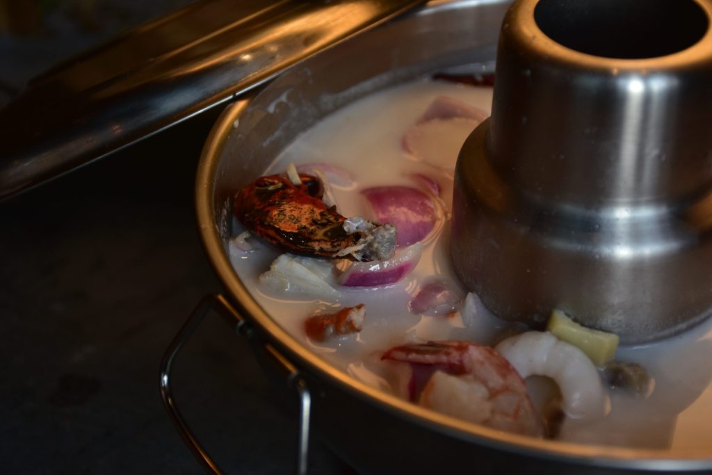 Seafood with Coconut milk