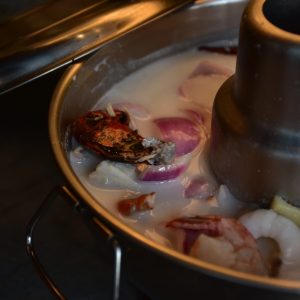 Seafood with Coconut milk